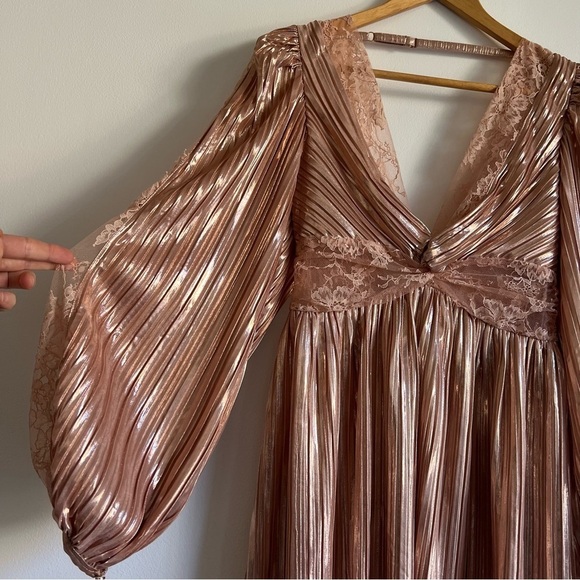 Sabina Musayev Laurel Dress in Rose Gold - Picture 7 of 16